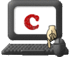 GIF animado (45199) Letra c teclado