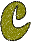 GIF animado (48175) Letra c verde