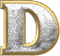 GIF animado (46350) Letra d brillantitos