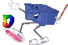 GIF animado (46004) Letra d patadas