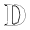 GIF animado (47777) Letra d silueta