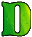 GIF animado (47801) Letra d verde