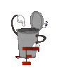GIF animado (46485) Letra f cubo basura