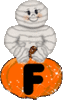 GIF animado (45697) Letra f momia