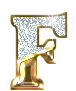 GIF animado (47331) Letra f oro diamantitos