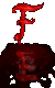 GIF animado (45801) Letra f sangre