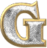GIF animado (46353) Letra g brillantitos