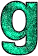 GIF animado (47907) Letra g esmeralda