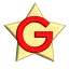 GIF animado (46665) Letra g estrella