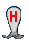 GIF animado (46706) Letra h alien