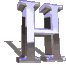 GIF animado (47199) Letra h metalica