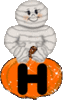 GIF animado (45699) Letra h momia