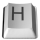 GIF animado (45308) Letra h tecla