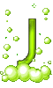 GIF animado (48092) Letra j burbujas