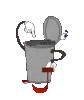 GIF animado (46489) Letra j cubo basura