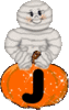 GIF animado (45701) Letra j momia
