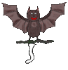 GIF animado (45765) Letra j murcielago