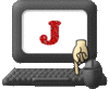 GIF animado (45206) Letra j teclado