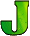 GIF animado (47807) Letra j verde