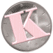 GIF animado (47238) Letra k moneda