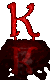 GIF animado (45806) Letra k sangre