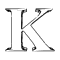 GIF animado (47784) Letra k silueta