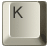 GIF animado (45275) Letra k tecla