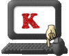 GIF animado (45207) Letra k teclado