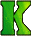 GIF animado (47808) Letra k verde