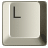 GIF animado (45276) Letra l tecla