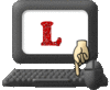 GIF animado (45208) Letra l teclado