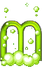 GIF animado (48095) Letra m burbujas