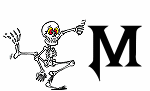GIF animado (45557) Letra m esqueleto