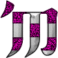GIF animado (46938) Letra m estilo japones