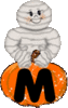 GIF animado (45704) Letra m momia