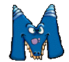 GIF animado (45742) Letra m monstruosa