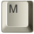 GIF animado (45277) Letra m tecla