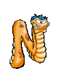 GIF animado (45743) Letra n monstruosa