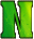 GIF animado (47811) Letra n verde