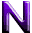 GIF animado (48160) Letra n verde morada