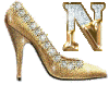 GIF animado (47763) Letra n zapato dorado