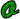GIF animado (48004) Letra o verde