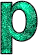 GIF animado (47916) Letra p esmeralda