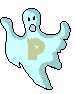 GIF animado (45586) Letra p fantasmas