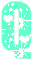 GIF animado (47891) Letra q verde corazones