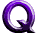 GIF animado (48163) Letra q verde morada