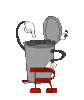 GIF animado (46497) Letra r cubo basura