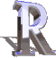 GIF animado (47209) Letra r metalica