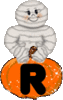 GIF animado (45709) Letra r momia