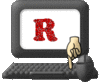 GIF animado (45214) Letra r teclado